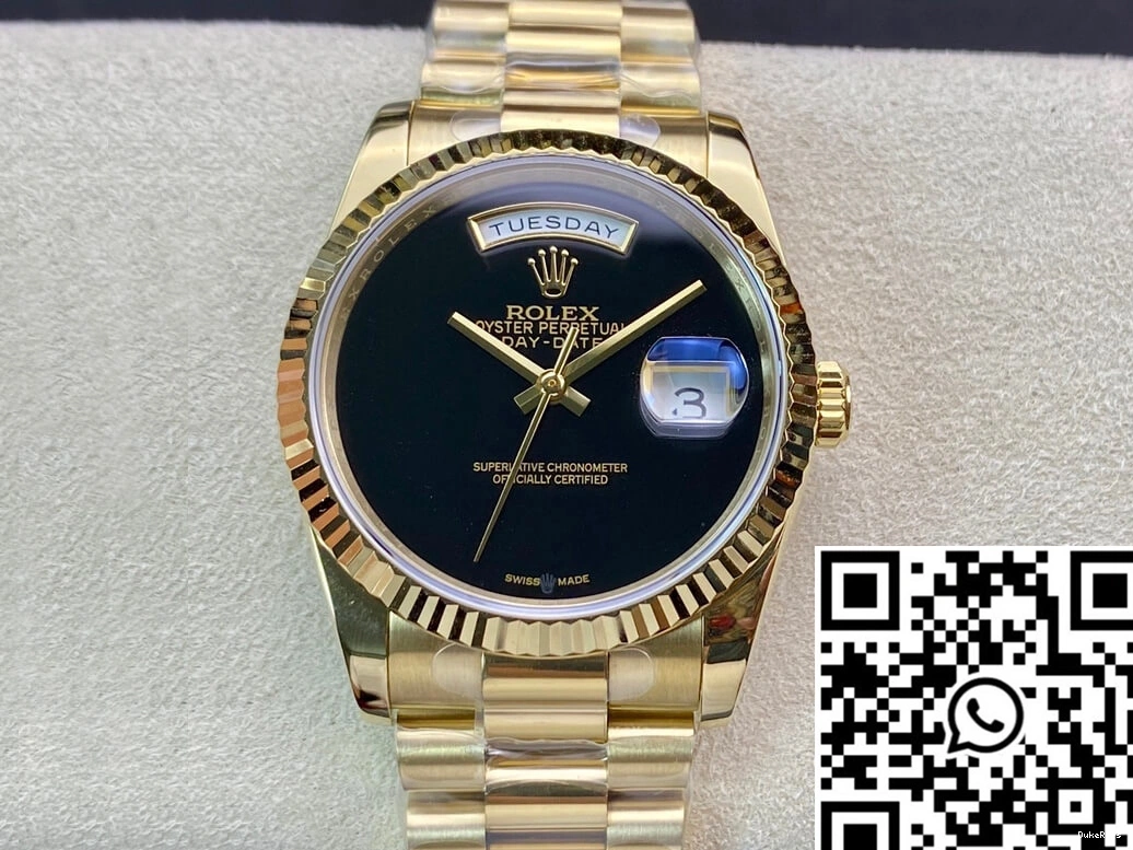Day Dial Date Rolex Double Black Calendar BP 36MM Factory 0807